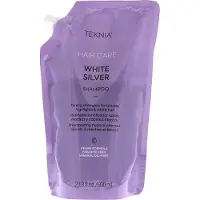 Lakme Teknia White Silver Shampooing shampooing neutralisant pour cheveux blonds platine et gris Recharge 600 ml