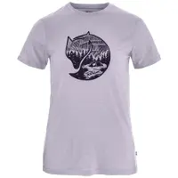 Fjällräven - T-shirt en laine de mérinos - Abisko Wool Fox SS W Black Iron Grey pour Femme en Laine - Taille M - Noir