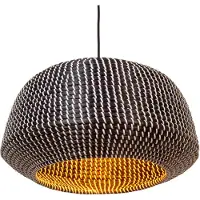 Lucide Suspension en jonc de mer noir MADUKA 1xE27 40W