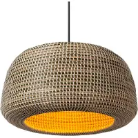 Lucide Lustre MADUKA crème et or, 1xE27x40W, motif « herbe marine », dimensions : 127,5 x 47 x 47 cm, IP20,