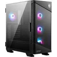 MSI Mpg Velox 100r Pc Tower Case With Window Noir
