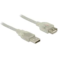 DeLOCK 83881 USB Verl. A -> A St/Bu 1.00m transparent