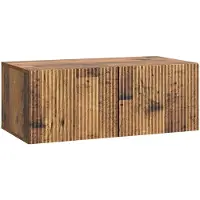vidaXL Meuble TV mural en bois vieilli 78,5 x 41 x 30 cm