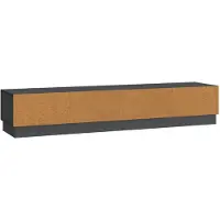 Syfax Meuble TV avec tiroir Noir 147 x 34,5 x 27 cm Bois d'ingénierie