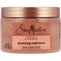 Shea Moisture Sheamoistture Shea Sugar Body Grot pour l'clat brillant Radiance Coconut Hibiscus Brotage corporel clatant avec des nutriments d'humidit du ka