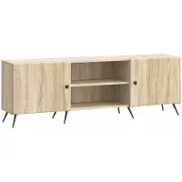 Syfax Meuble TV Chêne Sonoma 150 x 31 x 50 cm Bois d'ingénierie