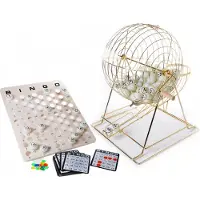 Angel Toys Ensemble de bingo Longfield Games avec boules de bingo / plateau