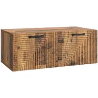 Syfax Meuble TV mural Bois ancien 78,5 x 41 x 30 cm Bois d'ingénierie