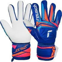 Reusch Attrakt Grip Goalkeeper Gloves Bleu 8.5
