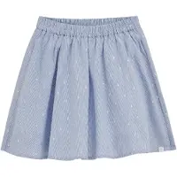 We fashion Jupe bleu / argent / blanc cassé