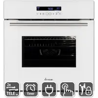 KKT Kolbe Four encastrable, electrique, 60cm 70L Gril Circulation de l'air Air chaud