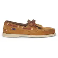 Sebago pour homme. 78123GW Portland Artisan Ox chaussures de bateau en cuir marron Portland Artisan Ox marron (45), Plat, Lacets, Casuel