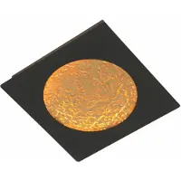 GeeTi Applique murale Toulon 12 W, 1 200 lm, 3 000 K, noir/or