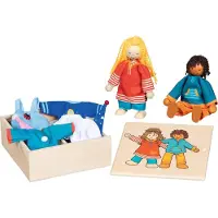 Goki Flexibele Poppen Fynja & Fabio, 6 Outfits