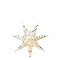 Markslöjd Suspension étoile ornement 75cm blanc / or IRMA 705703 Markslojd
