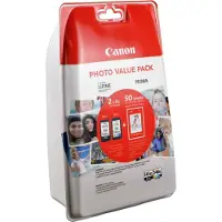 Canon PG-545XL / CL-546XL + 50 sheets - Noir + 3 couleurs - Cartouche d'encre - Grande capacité - Multipack