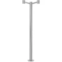 Ideal Lux Pied de poteau d'extérieur Clio MPT2 Grigio 249513 E27 2x60W IP44 57,5 cm gris