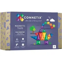 Connetix Jeu De Construction Rainbow Mini 24 Pièces