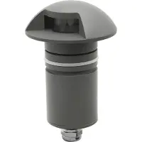 ISOLED Spot LED encastré de sol, rond 1SIDE 60mm, noir, 12-24V, IP67, 3W, 60°, blanc chaud (60 lm, IP67)
