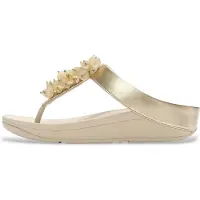 FitFlop Fino Bead Cluster Toe Post Sandals Doré EU 36 Femme