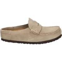 Birkenstock Naples Enveloppé Cuir Suédé Taupe 37