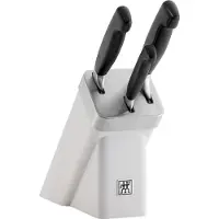 Zwilling J.A. Henckels Four Star 1002294 SharpBlock bloc à couteaux, blanc 4 pièces