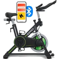 Zipro Vélo d'appartement Dynamite – Vélo d'appartement magnétique pour la maison Vélo d'appartement silencieux avec selle réglable Écran LCD Compact et stable