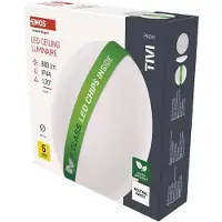 Emos Luminaire LED TIVI, blanc rond 5,5W, IP44, blanc neutre, ZM3405