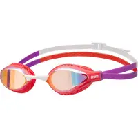 Arena Airspeed Mirror Swimming Goggles Rouge