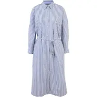 Pepe Jeans pour femme. PL9537786 Robe Bali bleue (XS), Casuel, Coton, Manche longue