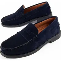 Purapiel Mocassin Moretto4 Bleu