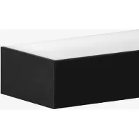 Lucis Luminaire LED Izar II. à faisceau supérieur et inférieur, Variante : 1200 x 40 x 80 mm, 32 W, 4000 K, noir