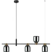 ITALUX SERVIO PND-66892-4-BK-SG Lampe suspendue