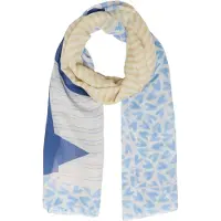 s.Oliver Écharpe bleu clair