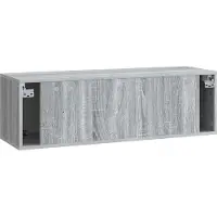 vidaXL Meuble TV mural 98 x 31 x 30 cm Gris Sonoma