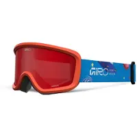 Giro Chico 2.0 Rocket Junior Ski Goggles Bleu Amber Scarlet/CAT2 Enfants