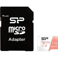 OEM Carte mémoire Silicon Power microSDXC Superior 1TB V30 UHS-1 U3 A1 + ADAPTEUR