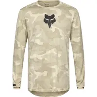 FOX Hommes, Maillot de cyclisme, Ranger Tru Dri LS Jersey (S), Beige, Blanc, S