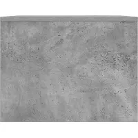 vidaXL Table basse gris béton 90 x 50 x 37 cm en aggloméré