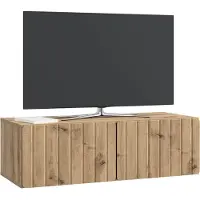 vidaXL Meuble TV mural en chêne Artisan, 98 x 41 x 30 cm