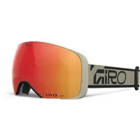 Giro Comp Wordmark Ski Goggles Beige Vivid Ember/CAT2