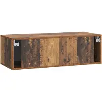 vidaXL Meuble TV mural 98 x 41 x 30 cm Bois recyclé et panneaux dérivés du bois