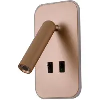 ITALUX Applique LED 8W avec spot et interrupteur DORIA WL-83957-1-GD