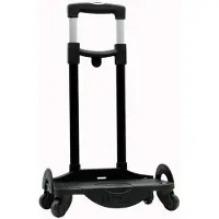 Toybags Trolley Trolley avec 4 roues pivotantes multidirectionnelles 32x42cm/87x20cm