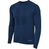 Hummel Hiit Seamless Long Sleeve T-shirt Bleu S Homme