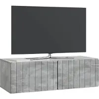 vidaXL Meuble TV mural 98 x 41 x 30 cm Gris béton