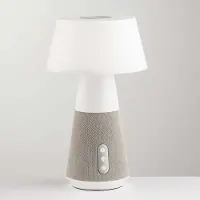 FANEUROPE Lampe LED rechargeable DECIBEL avec variateur tactile Bluetooth et haut-parleur CCT