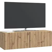 vidaXL Meuble TV mural 98 x 31 x 30 cm, chêne Artisan