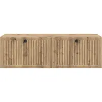vidaXL Meuble TV mural 98 x 41 x 30 cm, chêne Artisan