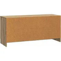 vidaXL Meuble TV en chêne Artisan 102 x 34,5 x 47 cm, aggloméré